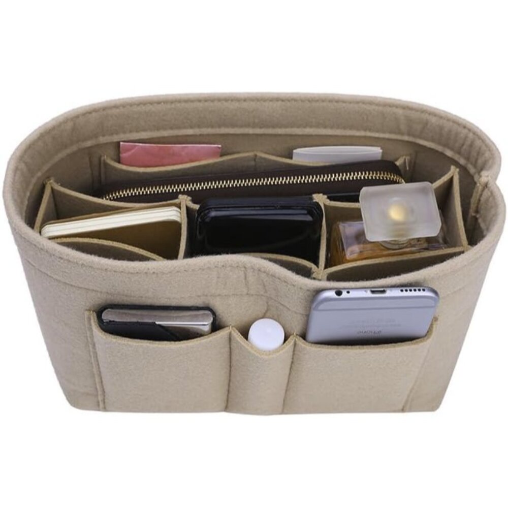 Purse Organizer Insert, Felt Bag Organizer For Handbag Purse Organizer,13 Colors
